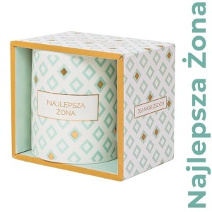 KUBEK PREZENTOWY NAJLEPSZA ŻONA, BE-HAPPY GIFTS