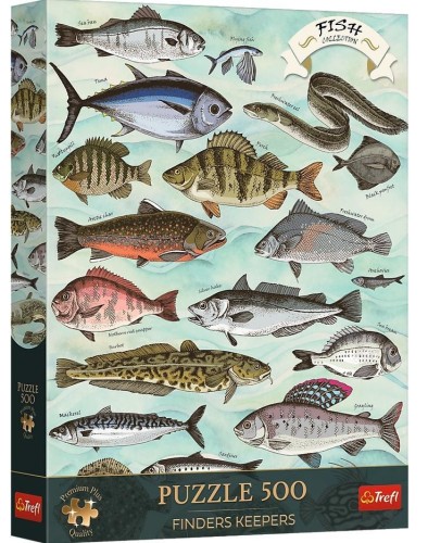 Puzzle 500 Finders Keepers: Ryby TREFL, Trefl