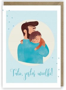 KARTKA OKOLICZNOŚCIOWA DZIEŃ TATY K049