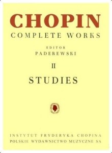 CHOPIN. COMPLETE WORKS. ETIUDY, FRYDERYK CHOPIN