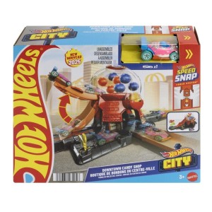 HOT WHEELS CITY SKLEPIK GUMA BALONOWA, MATTEL