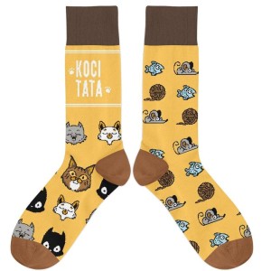 SKARPETKI - KOCI TATA ROZM. 42/46