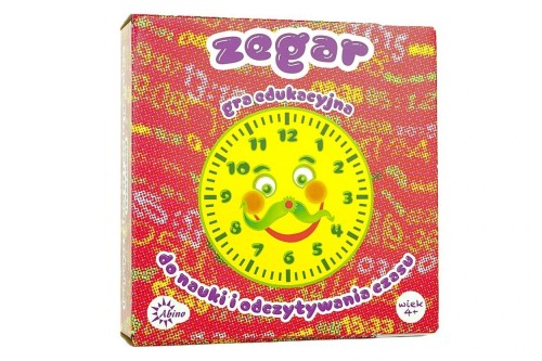 Zegar do nauki odczytywania czasu, ABINO