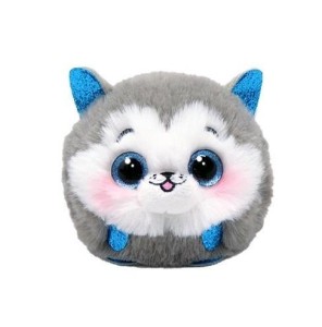BEANIE BALLS SLUSH - SZARY HUSKY 10CM, TY