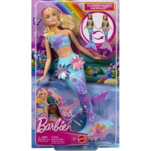 BARBIE SYRENKA ROZKWITAJĄCE KWIATY, MATTEL