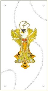 KARNET 12X23CM + KOPERTA WRÓŻKA