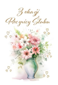 KARTKA OKOLICZNOŚCIOWA OGÓLNA ROCZNICA ŚLUBU