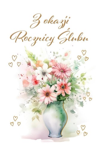 Kartka okolicznościowa Ogólna rocznica ślubu