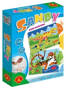 SANDY PIASKOWE MALOWANKI - TYGRYS, T-REX ALEX