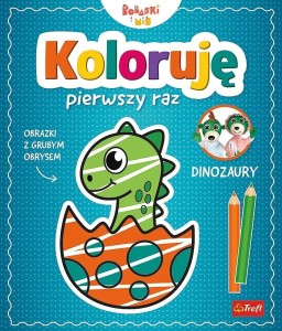 KOLORUJĘ PIERWSZY RAZ. DINOZARY