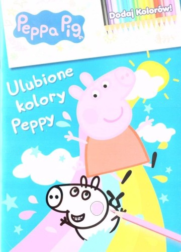 Dodaj kolorów Świnka Peppa. Ulubione kolory Peppy
