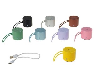 GŁOŚNIK METALOWY 4,6X4CM Z KABLEM USB