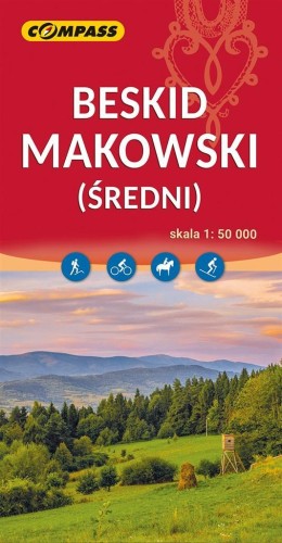 Mapa - Beskid Makowski 1:50 000, praca zbiorowa