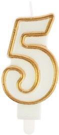 ŚWIECZKA 5 ZŁOTA
