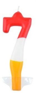 ŚWIECZKA 7 KOLOROWA