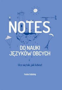 NOTES DO NAUKI JĘZYKÓW OBCYCH NIEBIESKI