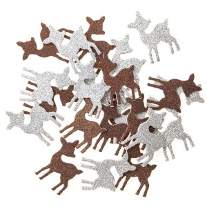 BROKATOWE NAKLEJKI PIANKI SARENKI 30SZT