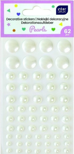 Naklejki dekoracyjne 62szt Pearls