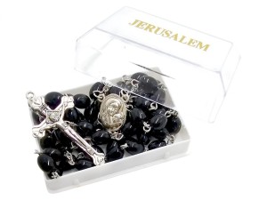 RÓŻANIEC JEROZOLIMSKI W PUDEŁKU CZARNY