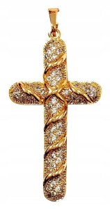 ZAWIESZKA KRZYŻYK ZDOBIONY