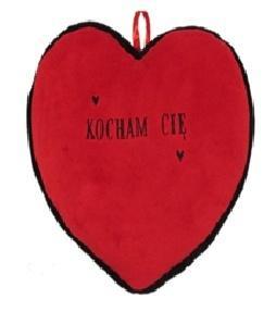 PODUSZKA SERCE 43CM, SUN-DAY