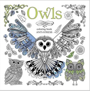 KOLOROWANKA ANTYSTRESOWA 200X200 12 OWLS