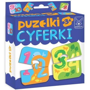 PUZZELKI CYFERKI 3+, KANGUR