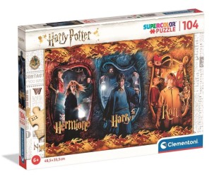 PUZZLE 104 SUPER KOLOR HARRY POTTER, CLEMENTONI
