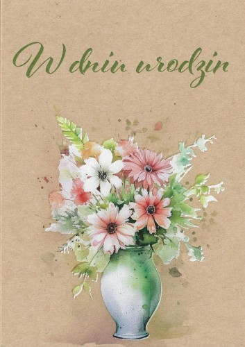 Kartka okolicznościowa Urodziny