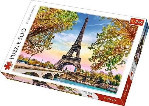 Puzzle 500 Romantyczny Paryż TREFL, Trefl