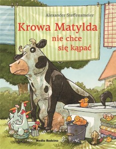 KROWA MATYLDA NIE CHCE SIĘ KĄPAĆ BR
