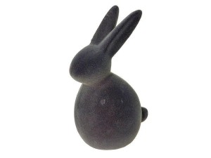 FIGURKA ZAJĄC POKRYTA MATERIAŁEM