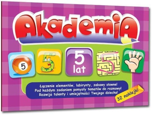 Akademia - 5 lat +32 naklejki Greg, Ewa Sajek