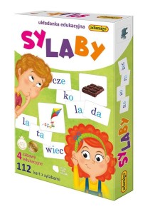 SYLABY. UKŁADANKA EDUKACYJNA, ADAMIGO