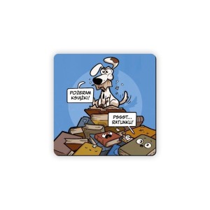 MAGNES NA LODÓWKĘ POŻERAM KSIĄŻKI, MOLOM