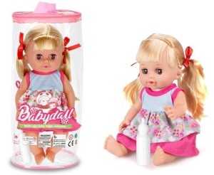 LALKA 35CM Z BUTELKĄ, MERKPOL