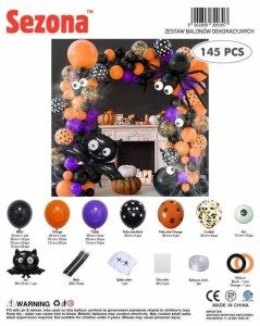 BALONY HALLOWEEN 50SZT