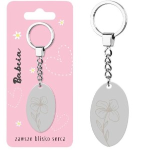 BRELOK PREZENTOWY BABCIA ZAWSZE BLISKO SERCA
