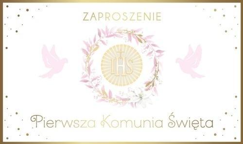 Zaproszenie Komunia (10szt)