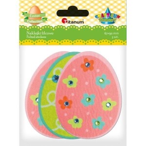 NAKLEJKI FILCOWE PISANKI 3SZT.