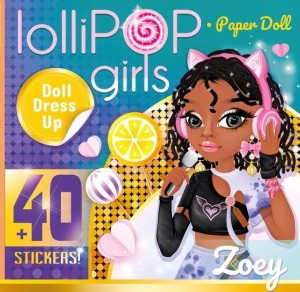 LALKA DO WYCINANIA Z NAKLEJKAMI 200X200 ZOEY