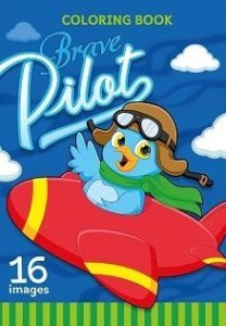 KOLOROWANKA A5 16 OBRAZKÓW DZIELNY PILOT