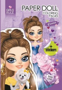 PAPIEROWA LALKA DO WYCINANIA CAROLINE