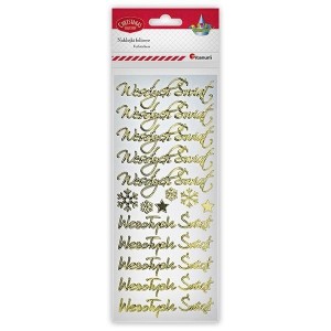 NAKLEJKI FOLIOWE WESOŁYCH ŚWIĄT