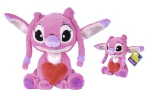 DISNEY MASKOTKA PLUSZOWA ANGEL Z SERCEM 25CM