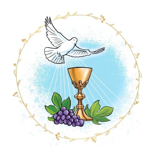 Kartka okolicznościowa. I Komunia 01