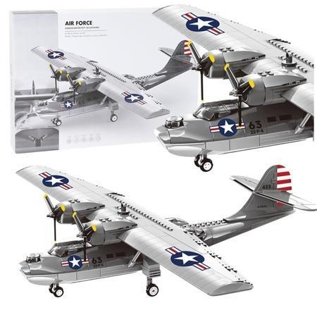 Klocki konstrukcyjne samolot PBY-5A Catalina 364el