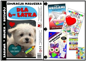 EDUKACJA MALUSZKA - ZESTAW DLA 6 LATKA, LOVE BOOKS