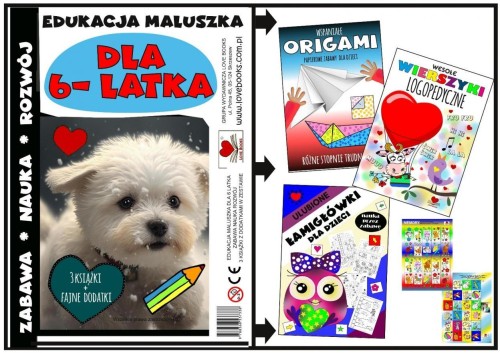 Edukacja maluszka - zestaw dla 6 latka, Love Books