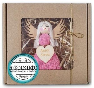 ZAWIESZKA ANIOŁ STRÓŻ. RÓŻOWY, HENRY